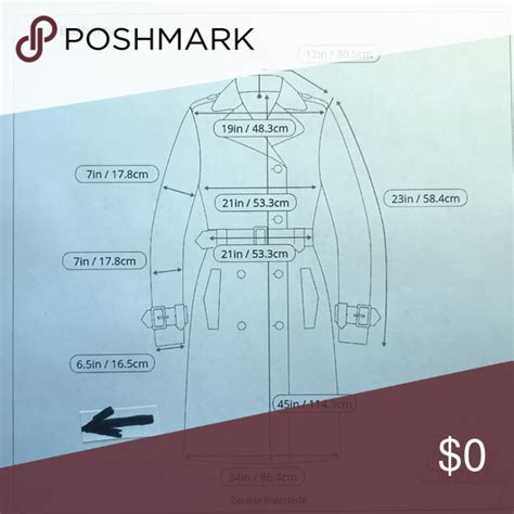 wat is maat w29 bij burberry jas|burberry coats size chart.